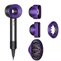 Фен Dyson Supersonic HD07 синий медный с 5 насадками в чехле и